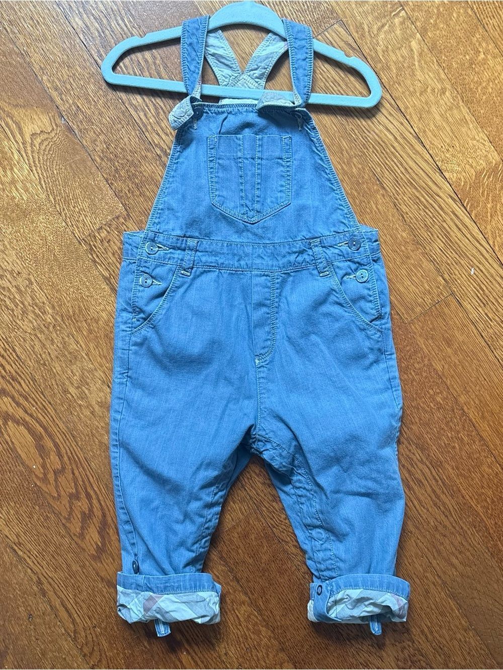 Burberry 18m Denim-Style Kids Overalls